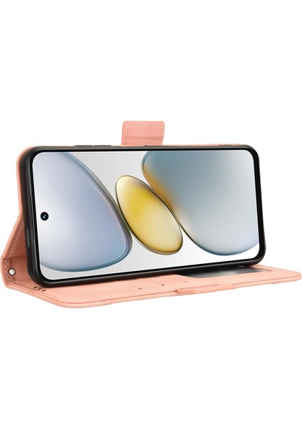Tecno Spark Go 2025 Flip Pu Deri Darbeye Dayanıklı Koruyucu Kılıf Kredi Kartı Tutucu ile Uyumlu (Yurt Dışından)