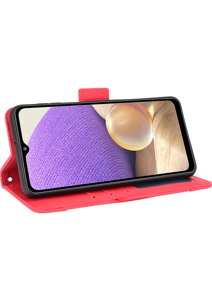 Samsung Galaxy A32 5g Flip Pu Deri Darbeye Dayanıklı Koruyucu Kılıf Kredi Kartı Tutucu ile Uyumlu (Yurt Dışından) indirimleri