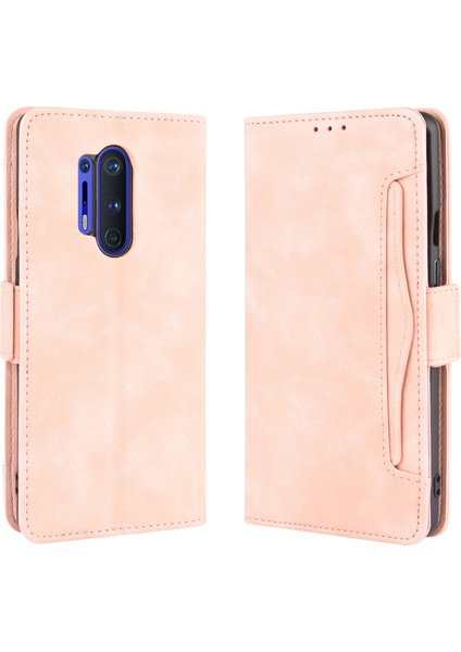 Oneplus 8 Pro Flip Pu Deri Darbeye Dayanıklı Koruyucu Kılıf Kredi Kartı Tutucu ile Uyumlu (Yurt Dışından)