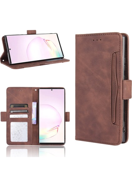 Samsung Galaxy Note 20 Ultra Flip Pu Deri Darbeye Dayanıklı Koruyucu Kılıf Kredi Kartı Tutucu ile Uyumlu (Yurt Dışından) fırsatları