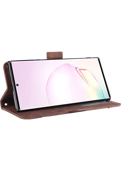 Samsung Galaxy Note 20 Ultra Flip Pu Deri Darbeye Dayanıklı Koruyucu Kılıf Kredi Kartı Tutucu ile Uyumlu (Yurt Dışından) indirimleri