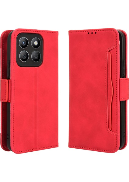 Honor X8C 4g Flip Pu Deri Darbeye Dayanıklı Koruyucu Kılıf Kredi Kartı Tutucu ile Uyumlu (Yurt Dışından)