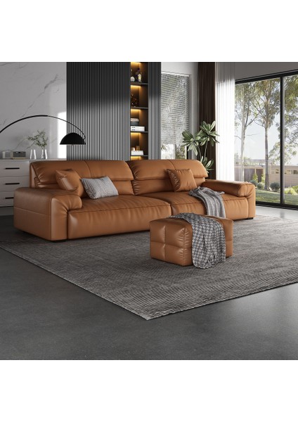Eleganze Italyan Deri Modern Koltuk