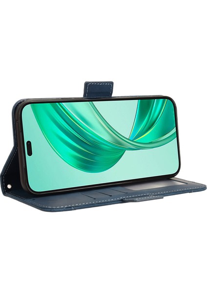 Honor X8C 4g Flip Pu Deri Darbeye Dayanıklı Koruyucu Kılıf Kredi Kartı Tutucu ile Uyumlu (Yurt Dışından)