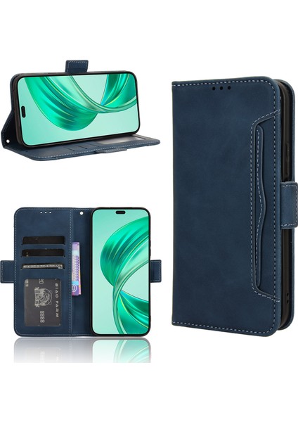 Honor X8C 4g Flip Pu Deri Darbeye Dayanıklı Koruyucu Kılıf Kredi Kartı Tutucu ile Uyumlu (Yurt Dışından)