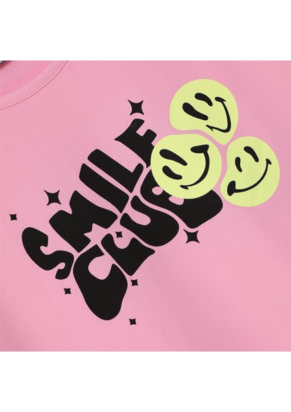 Kız Çocuk O Yaka Kısa Kol Yazlık Tişört - (7 Yaş-12 Yaş) - 32188 - Pembe fiyatları