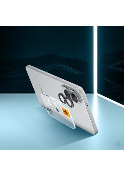 Galaxy S25 Edge Kamera Lens Camı Koruyucu Kolay Kurulum GLAS.tR EZ Fit Optik Pro HD (2 adet) Black - AGL09413