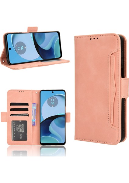 Motorola Moto G14 4g Flip Pu Deri Darbeye Dayanıklı Koruyucu Kılıf Kredi Kartı Tutucu ile Uyumlu (Yurt Dışından) fırsatları