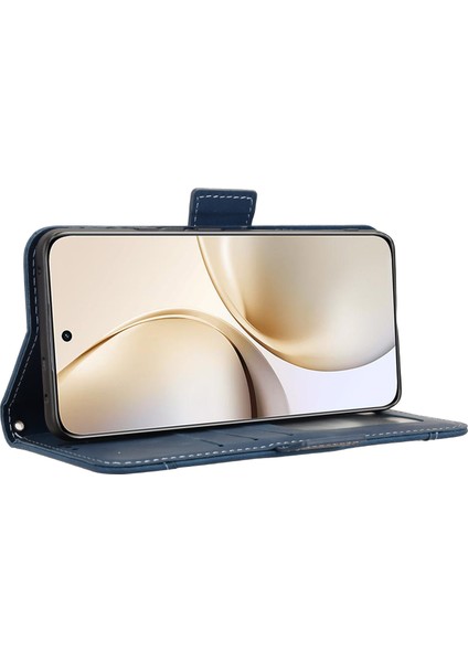 Realme 14 Pro Plus Flip Pu Deri Darbeye Dayanıklı Koruyucu Kılıf Kredi Kartı Tutucu ile Uyumlu (Yurt Dışından)