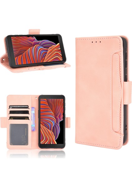 Samsung Galaxy Xcover 5 Flip Pu Deri Darbeye Dayanıklı Koruyucu Kılıf Kredi Kartı Tutucu ile Uyumlu (Yurt Dışından) fırsatları