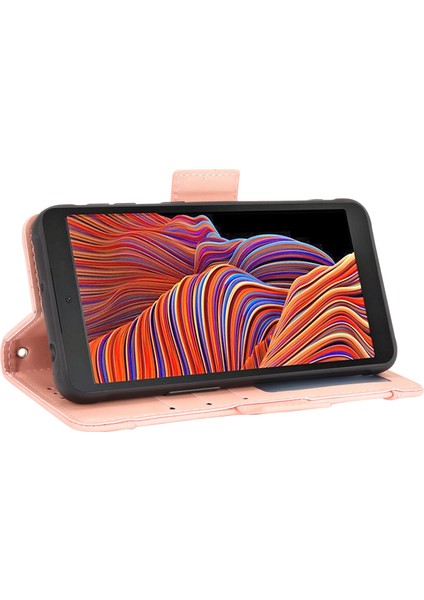 Samsung Galaxy Xcover 5 Flip Pu Deri Darbeye Dayanıklı Koruyucu Kılıf Kredi Kartı Tutucu ile Uyumlu (Yurt Dışından) indirimleri