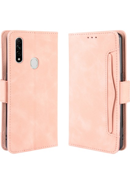 Oppo A8/A31 2020 Flip Pu Deri Darbeye Dayanıklı Koruyucu Kılıf Kredi Kartı Tutucu ile Uyumlu (Yurt Dışından)