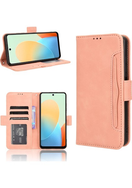 Tecno Spark 20C Flip Pu Deri Darbeye Dayanıklı Koruyucu Kılıf Kredi Kartı Tutucu ile Uyumlu (Yurt Dışından)