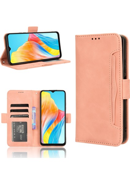 Oppo A38 4G/A18 4g Flip Pu Deri Darbeye Dayanıklı Koruyucu Kılıf Kredi Kartı Tutucu ile Uyumlu (Yurt Dışından) fırsatları