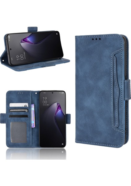 Oppo Reno 8 Pro 5g Flip Pu Deri Darbeye Dayanıklı Koruyucu Kılıf Kredi Kartı Tutucu ile Uyumlu (Yurt Dışından)