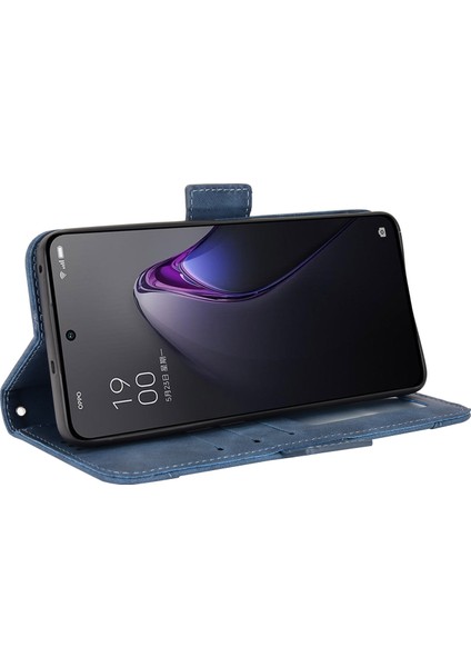 Oppo Reno 8 Pro 5g Flip Pu Deri Darbeye Dayanıklı Koruyucu Kılıf Kredi Kartı Tutucu ile Uyumlu (Yurt Dışından)