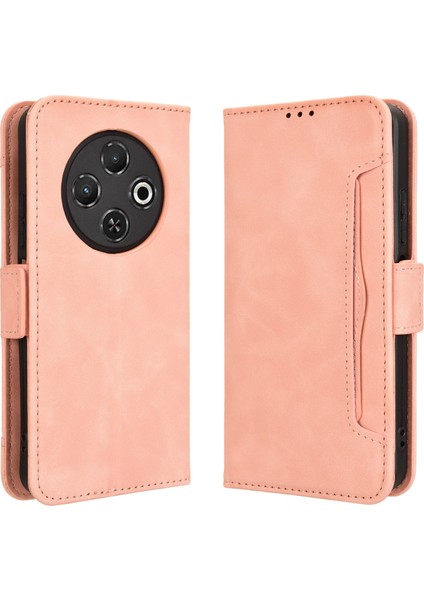 Tecno Spark 30C 4g Flip Pu Deri Darbeye Dayanıklı Koruyucu Kılıf Kredi Kartı Tutucu ile Uyumlu (Yurt Dışından)