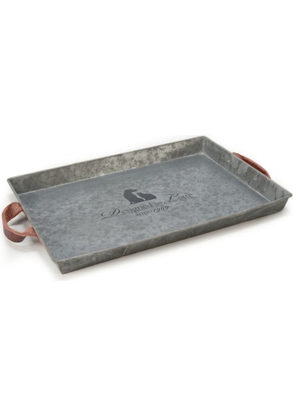 Dbl Köpek Veya Kedi Mama Su Kabı Servis Tepsisi, Altlığı, Çinko, 48X34X4CM Ynsmr