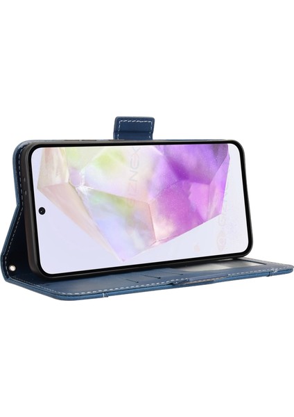 Samsung Galaxy A36 5g Flip Pu Deri Darbeye Dayanıklı Koruyucu Kılıf Kredi Kartı Tutucu ile Uyumlu (Yurt Dışından)