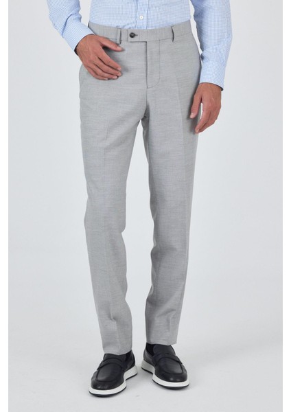 Uzun Kol Kareli Desen Bez Ayağı Sert Yaka Cepli Pamuklu Classic Comfort Fit Gömlek 1004250177