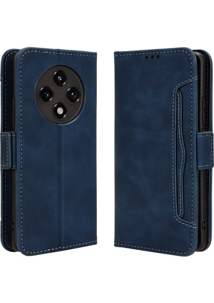 Oppo A3 Pro 5g Flip Pu Deri Darbeye Dayanıklı Koruyucu Kılıf Kredi Kartı Tutucu ile Uyumlu (Yurt Dışından)