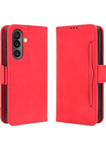 Samsung Galaxy M56 5g Flip Pu Deri Darbeye Dayanıklı Koruyucu Kılıf Kredi Kartı Tutucu ile Uyumlu (Yurt Dışından)