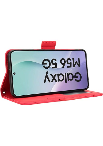 Samsung Galaxy M56 5g Flip Pu Deri Darbeye Dayanıklı Koruyucu Kılıf Kredi Kartı Tutucu ile Uyumlu (Yurt Dışından) indirimleri