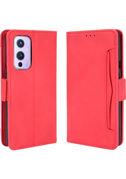 Oneplus 9 Flip Pu Deri Darbeye Dayanıklı Koruyucu Kılıf Kredi Kartı Tutucu ile Uyumlu (Yurt Dışından)