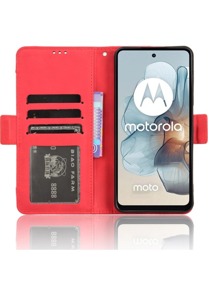 Motorola Moto G45 5g Flip Pu Deri Darbeye Dayanıklı Koruyucu Kılıf Kredi Kartı Tutucu ile Uyumlu (Yurt Dışından) fırsatları