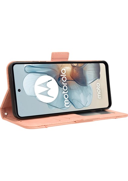 Motorola Moto G45 5g Flip Pu Deri Darbeye Dayanıklı Koruyucu Kılıf Kredi Kartı Tutucu ile Uyumlu (Yurt Dışından) indirimleri