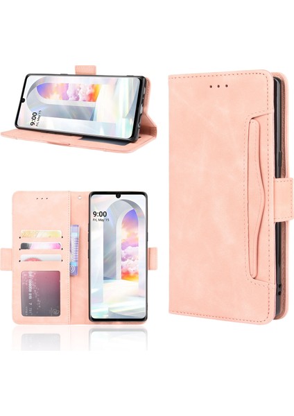 Lg Velvet Flip Pu Deri Darbeye Dayanıklı Koruyucu Kılıf Kredi Kartı Tutucu ile Uyumlu (Yurt Dışından) fırsatları