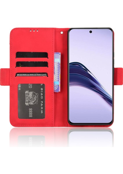 Realme 13 Pro Plus Flip Pu Deri Darbeye Dayanıklı Koruyucu Kılıf Kredi Kartı Tutucu ile Uyumlu (Yurt Dışından)