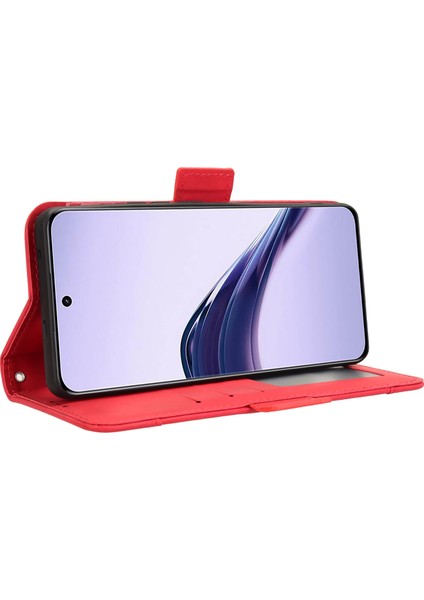 Realme 13 Pro Plus Flip Pu Deri Darbeye Dayanıklı Koruyucu Kılıf Kredi Kartı Tutucu ile Uyumlu (Yurt Dışından)