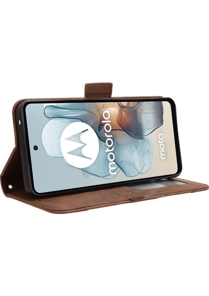 Motorola Moto G45 5g Flip Pu Deri Darbeye Dayanıklı Koruyucu Kılıf Kredi Kartı Tutucu ile Uyumlu (Yurt Dışından) indirimleri