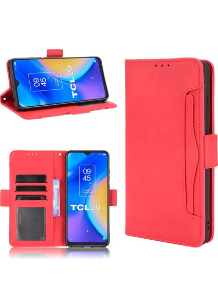 Tcl 20SE Flip Pu Deri Darbeye Dayanıklı Koruyucu Kılıf Kredi Kartı Tutucu ile Uyumlu (Yurt Dışından) fırsatları