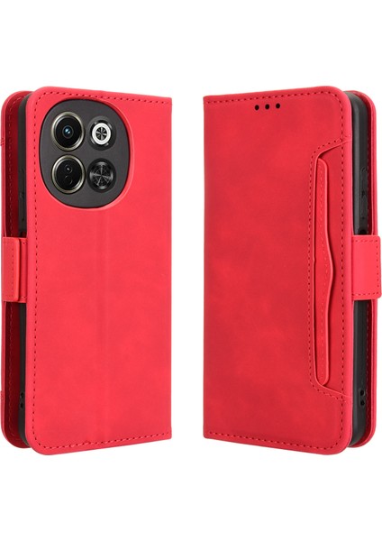 Tecno Spark 30 5g Flip Pu Deri Darbeye Dayanıklı Koruyucu Kılıf Kredi Kartı Tutucu ile Uyumlu (Yurt Dışından)