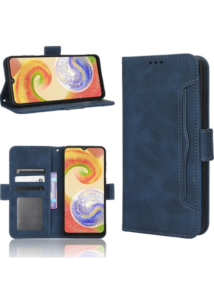 Samsung Galaxy A04 Flip Pu Deri Darbeye Dayanıklı Koruyucu Kılıf Kredi Kartı Tutucu ile Uyumlu (Yurt Dışından) fırsatları