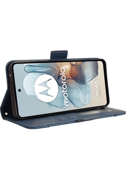 Motorola Moto G45 5g Flip Pu Deri Darbeye Dayanıklı Koruyucu Kılıf Kredi Kartı Tutucu ile Uyumlu (Yurt Dışından) indirimleri