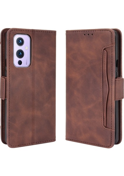 Oneplus 9 Flip Pu Deri Darbeye Dayanıklı Koruyucu Kılıf Kredi Kartı Tutucu ile Uyumlu (Yurt Dışından)