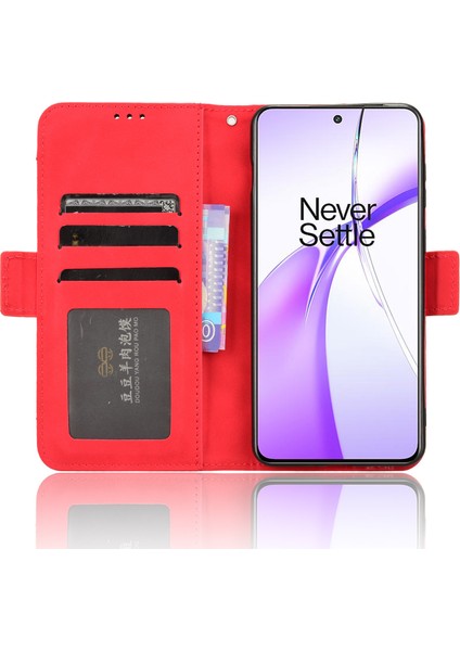 Oneplus Nord Ce4 5g Flip Pu Deri Darbeye Dayanıklı Koruyucu Kılıf Kredi Kartı Tutucu ile Uyumlu (Yurt Dışından)