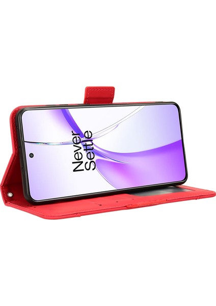 Oneplus Nord Ce4 5g Flip Pu Deri Darbeye Dayanıklı Koruyucu Kılıf Kredi Kartı Tutucu ile Uyumlu (Yurt Dışından)