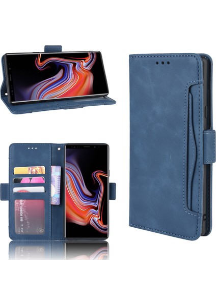 Samsung Galaxy Note 9 Flip Pu Deri Darbeye Dayanıklı Koruyucu Kılıf Kredi Kartı Tutucu ile Uyumlu (Yurt Dışından) fırsatları