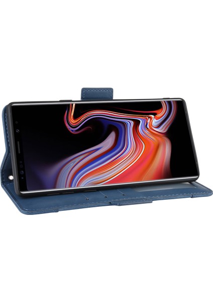 Samsung Galaxy Note 9 Flip Pu Deri Darbeye Dayanıklı Koruyucu Kılıf Kredi Kartı Tutucu ile Uyumlu (Yurt Dışından) indirimleri