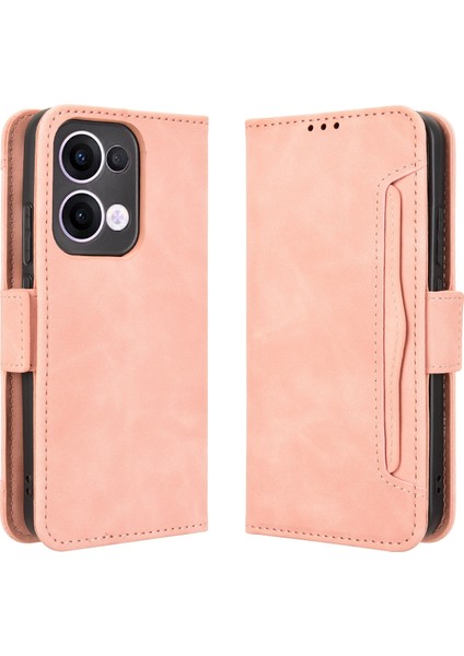 Oppo Reno 13 5g Flip Pu Deri Darbeye Dayanıklı Koruyucu Kılıf Kredi Kartı Tutucu ile Uyumlu (Yurt Dışından)