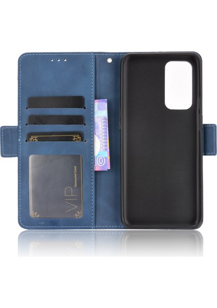 Oneplus 9 Pro Flip Pu Deri Darbeye Dayanıklı Koruyucu Kılıf Kredi Kartı Tutucu ile Uyumlu (Yurt Dışından)