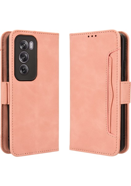 Oppo Reno 12 5g Flip Pu Deri Darbeye Dayanıklı Koruyucu Kılıf Kredi Kartı Tutucu ile Uyumlu (Yurt Dışından)
