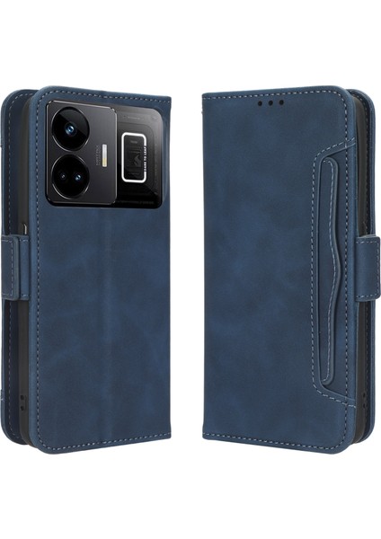 Realme Gt Neo 5 Flip Pu Deri Darbeye Dayanıklı Koruyucu Kılıf Kredi Kartı Tutucu ile Uyumlu (Yurt Dışından)
