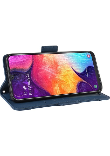 Samsung Galaxy A50/A50S/A30S Flip Pu Deri Darbeye Dayanıklı Koruyucu Kılıf Kredi Kartı Tutucu ile Uyumlu (Yurt Dışından) indirimleri