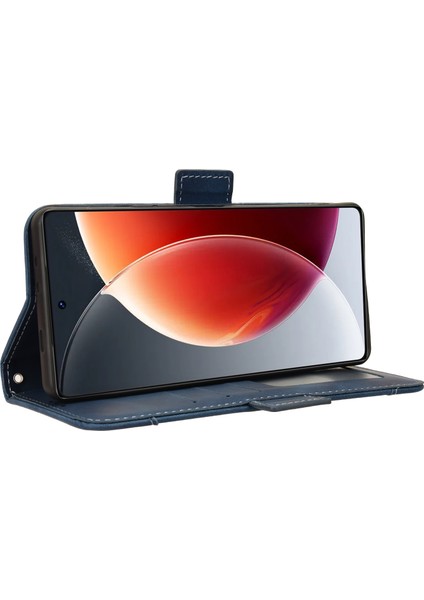 Tecno Camon 30 Pro 5g Flip Pu Deri Darbeye Dayanıklı Koruyucu Kılıf Kredi Kartı Tutucu ile Uyumlu (Yurt Dışından)