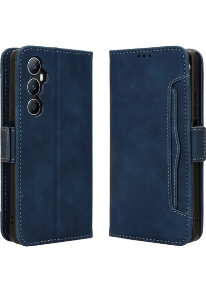 Realme C65 4g Flip Pu Deri Darbeye Dayanıklı Koruyucu Kılıf Kredi Kartı Tutucu ile Uyumlu (Yurt Dışından)